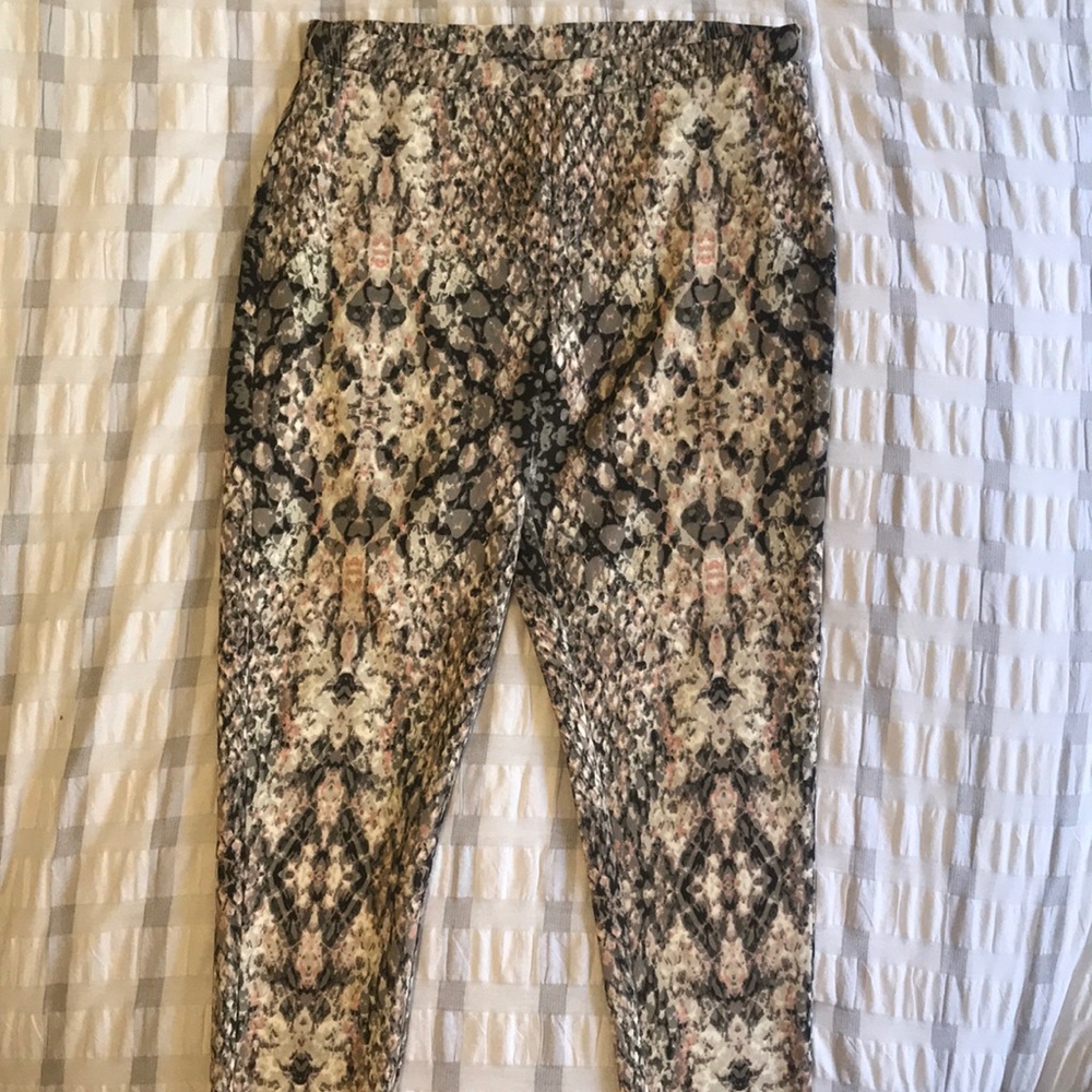 Snake Print Leggings, Bar III
